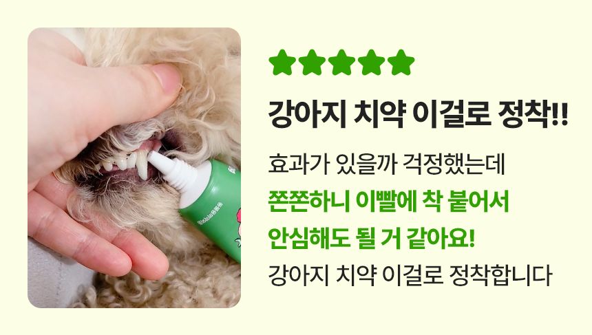 [NEW신상]펫생각 하루치카 덴탈클린 바르는 치약 60g (메론향) 22번째