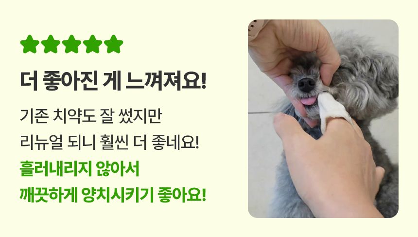 [NEW신상]펫생각 하루치카 덴탈클린 바르는 치약 60g (메론향) 25번째