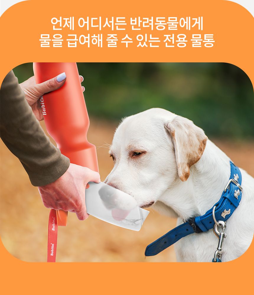 [무료배송] 바비온 휴대용 댕댕보틀 400ml/700ml 3번째