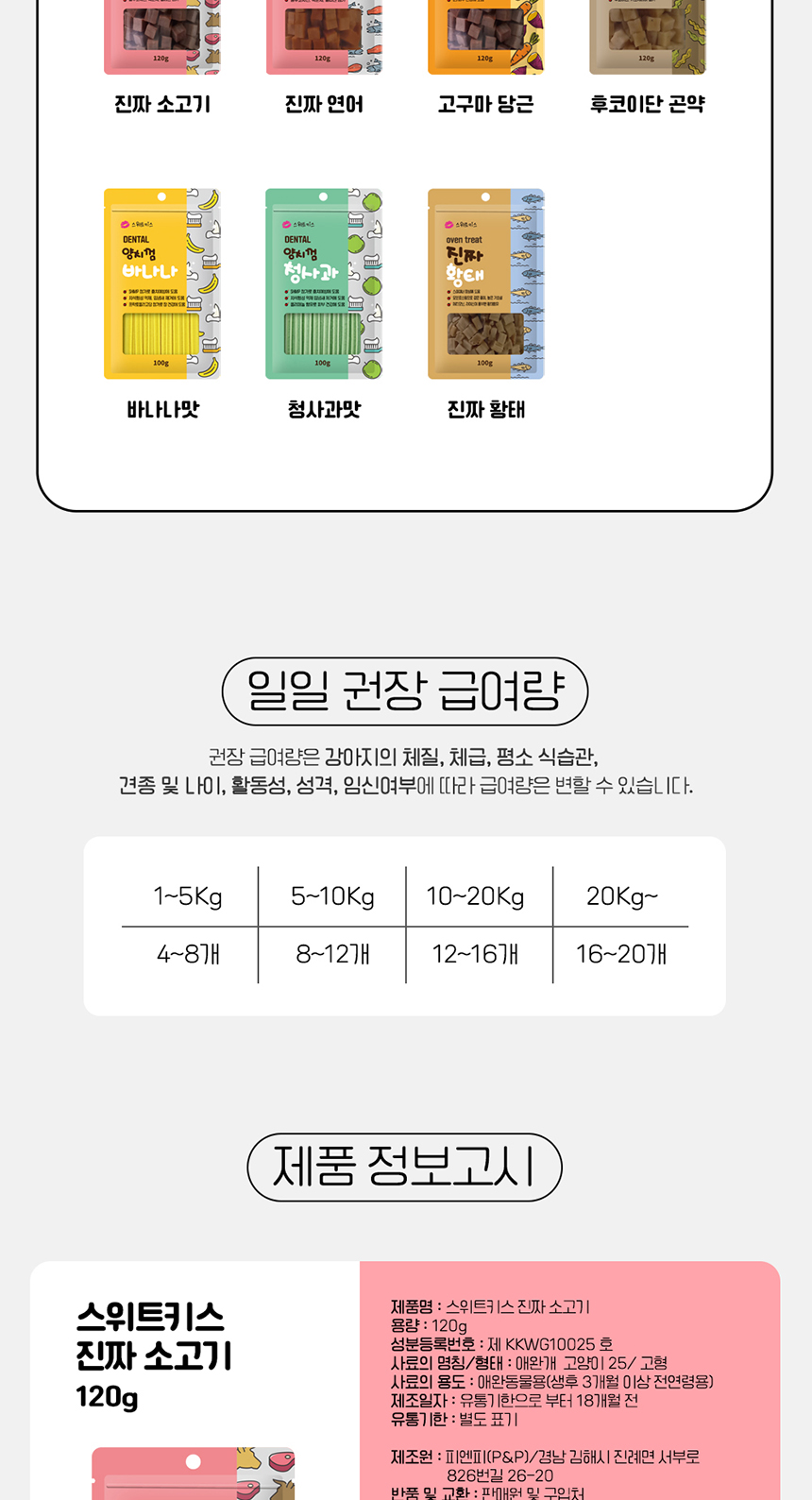 [무료배송] 애구애구 독 스위트키스 비건트릿 5종 80번째