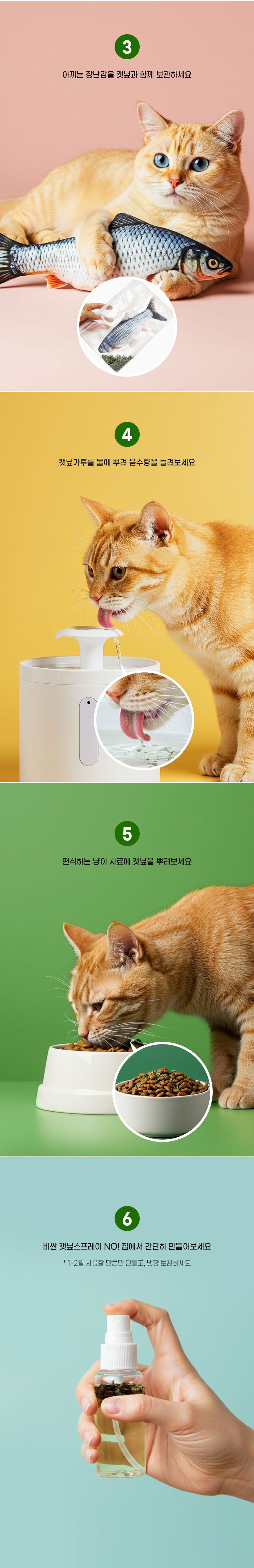 더보양 캣 보양묘술 자연건조 캣닢가루 80g 4번째