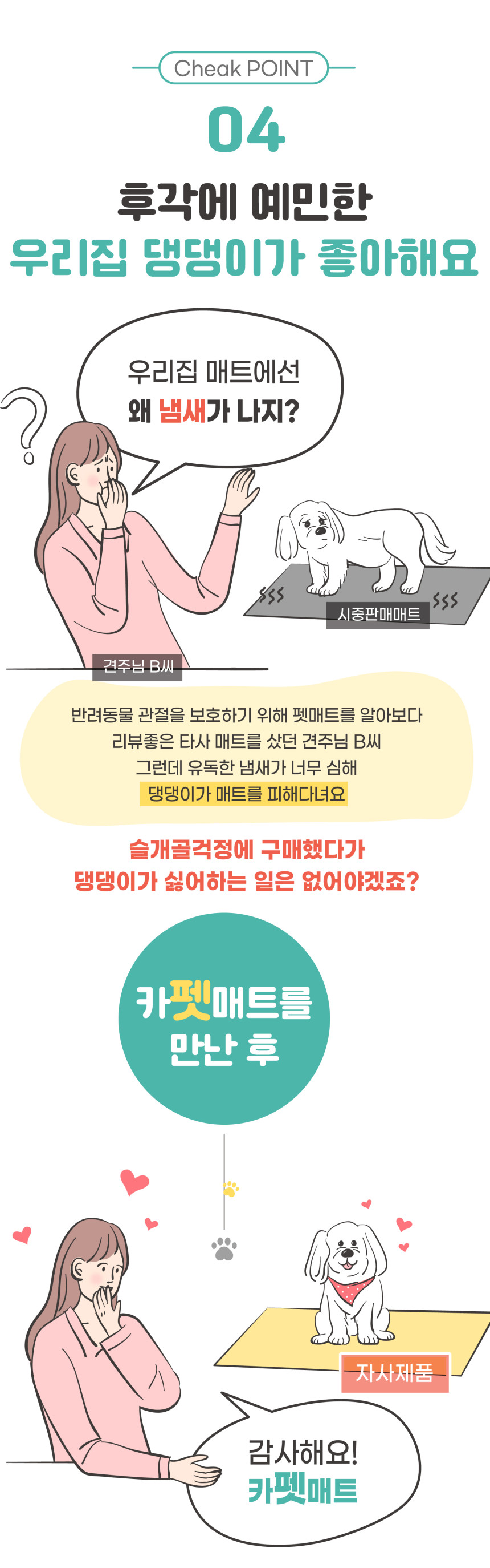 [무료배송] 리포소펫 미끄럼방지 카펫매트 36P 10번째