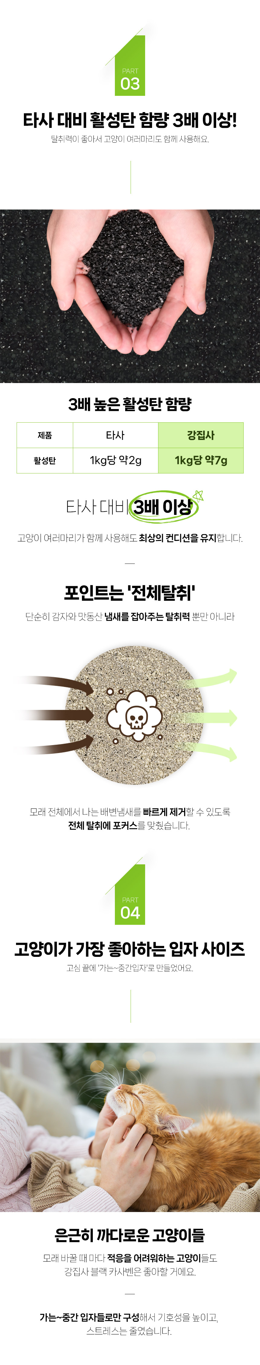 [무료배송][2개] 강집사 샌드 블랙 카사벤 7.7kg 6번째