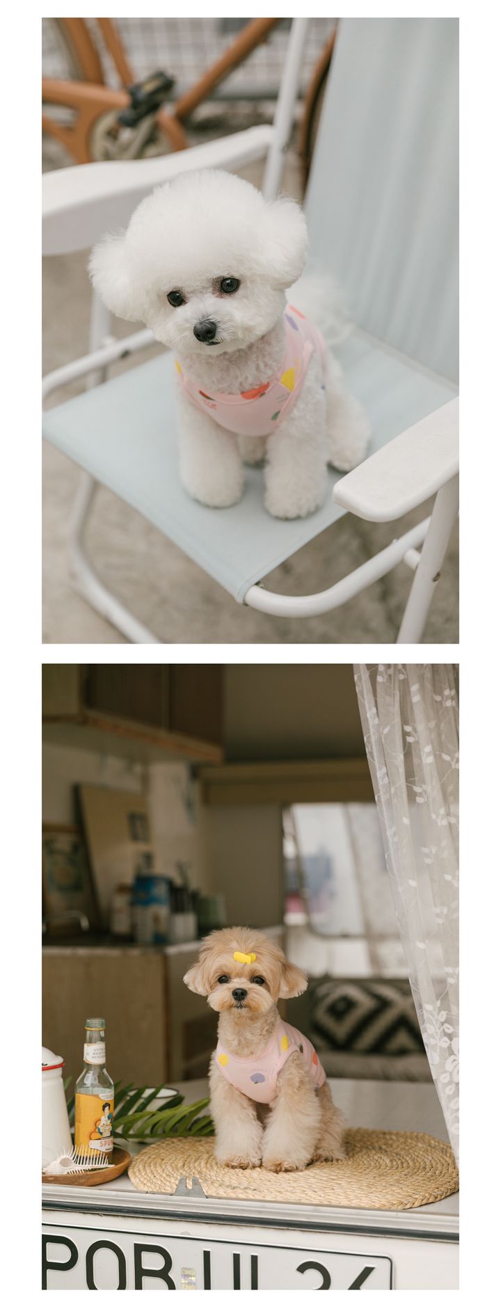 [무료배송] 롤링페페 썸머 후르츠 탑 핑크 S-XL 7번째