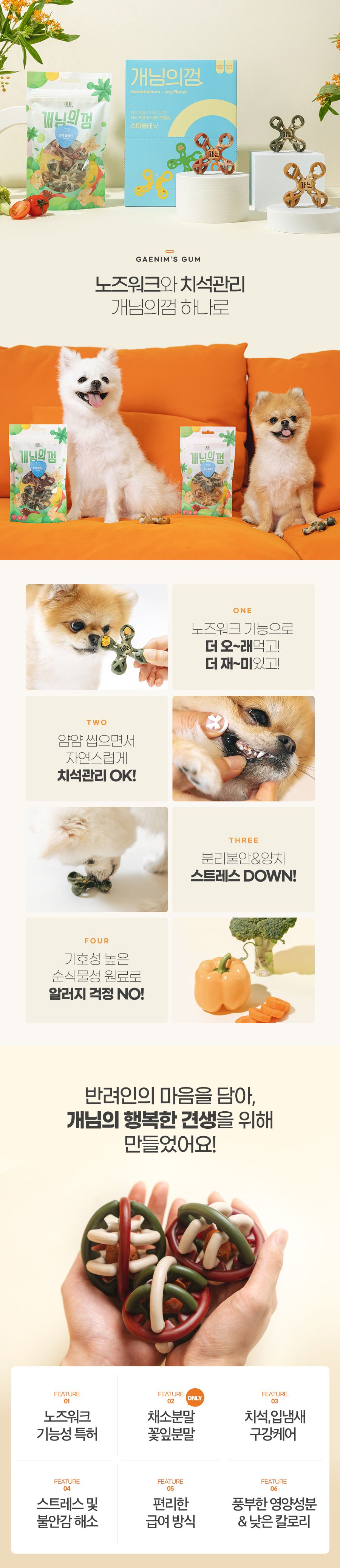 개님의상점 개님의껌 레틀즈&워우번볼 덴탈껌 105g 3번째