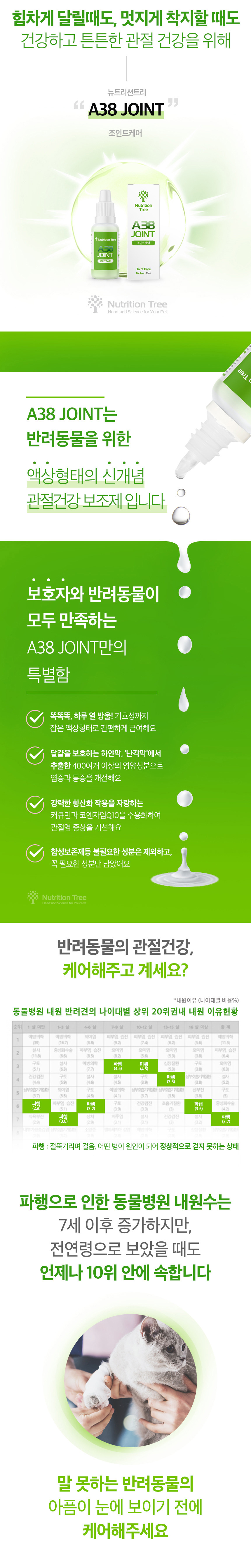 [무료배송] 뉴트리션트리 A38 JOINT 관절 영양제 18ml 2번째