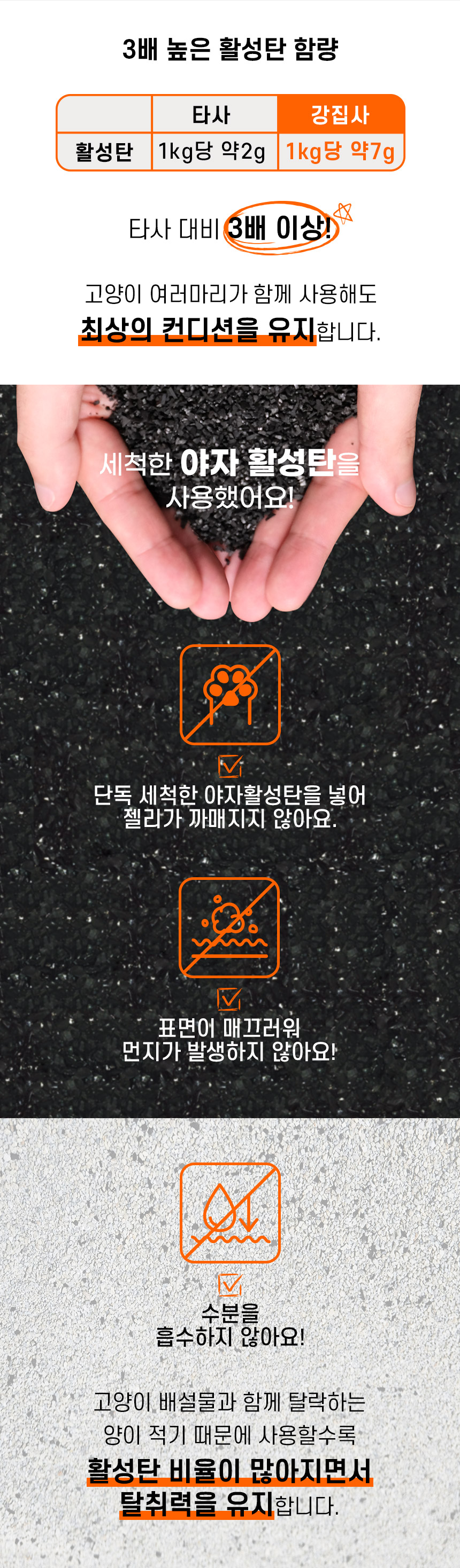 [무료배송][2개] 강집사 샌드 블랙 오리지널/마스터 9kg 7번째