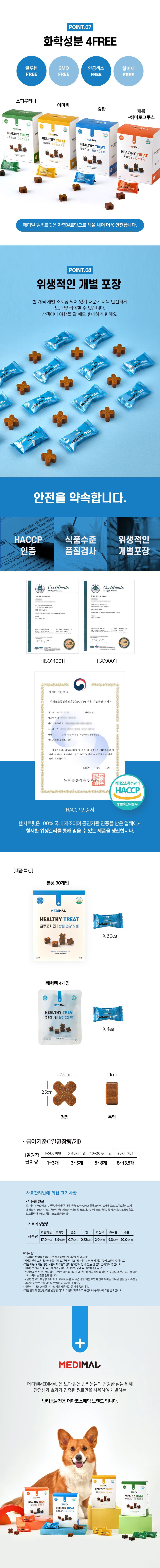 [핑프특가][유통기한임박, 26년4월14일] [체험팩] 메디멀 헬씨트릿 글루코사민 20g 3번째