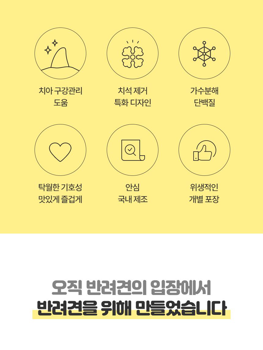 [NEW신상]원데이원테블릿 독 원데이원츄 덴탈껌 192g (12개입) 5번째