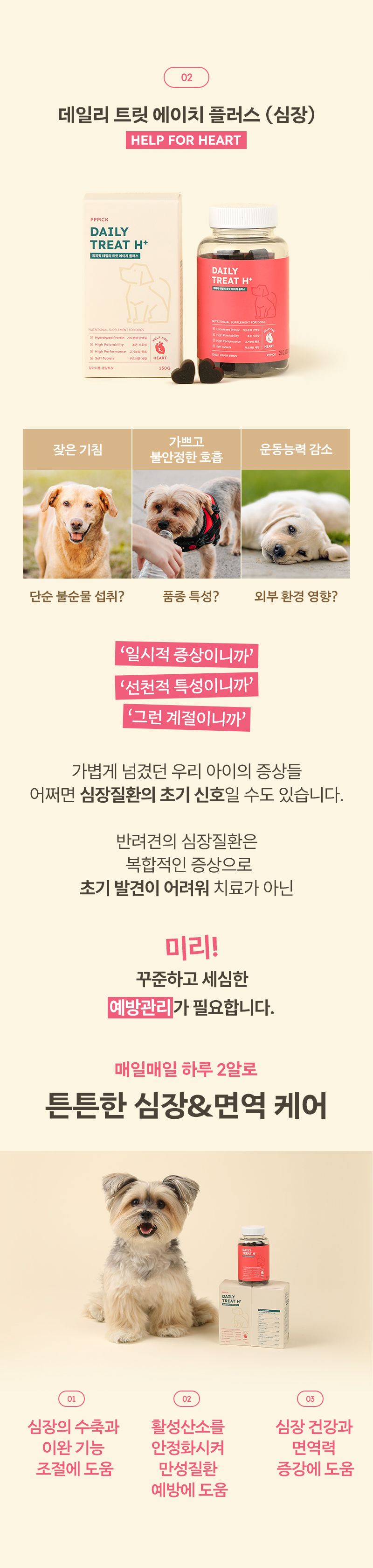 [무료배송] 피피픽 독 데일리 트릿 제이 플러스 관절 150g 6번째