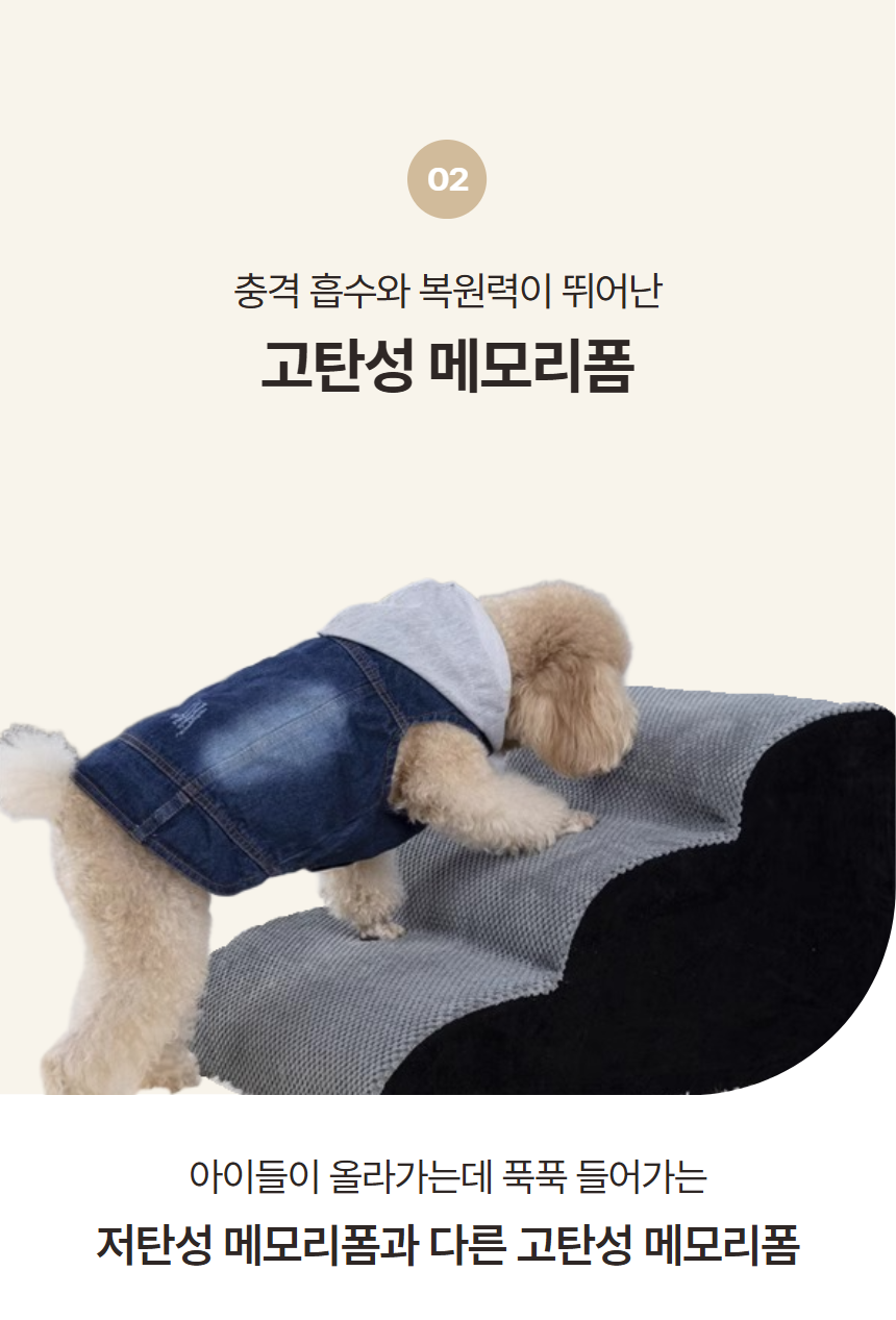 [NEW신상][무료배송] 노는 개 최고양 커브드 논슬립 계단 3종 4번째