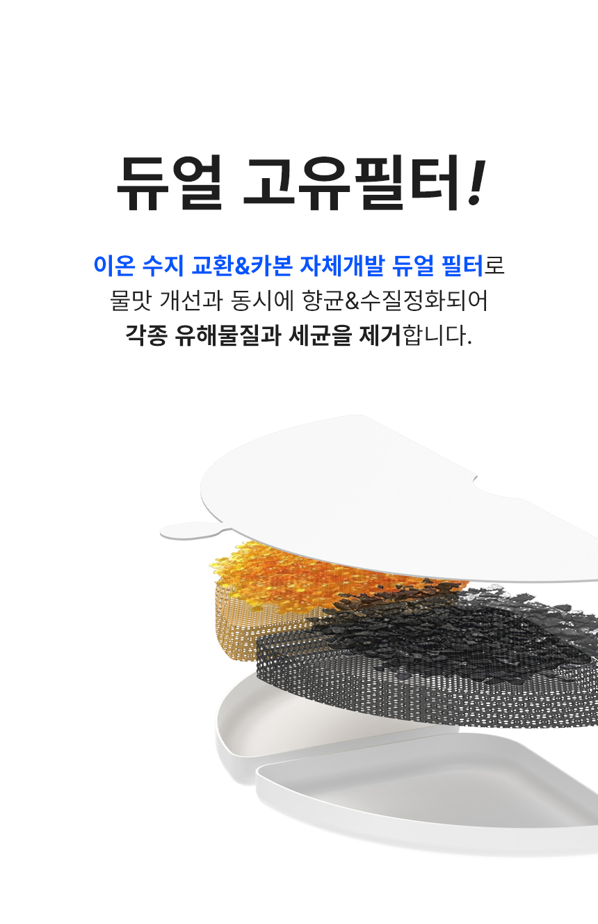 [무료배송] 로제코 고양이 강아지 자동급수기 정수기 2in1 7번째