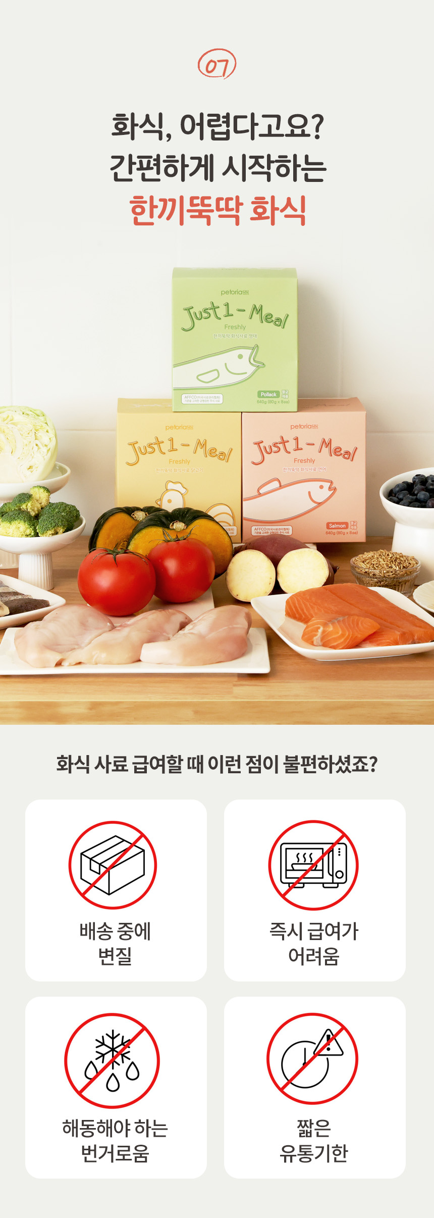 [무료배송] 펫토리아 한끼뚝딱 독 수제 화식 강아지 사료+사은품 간식 [모음] 34번째