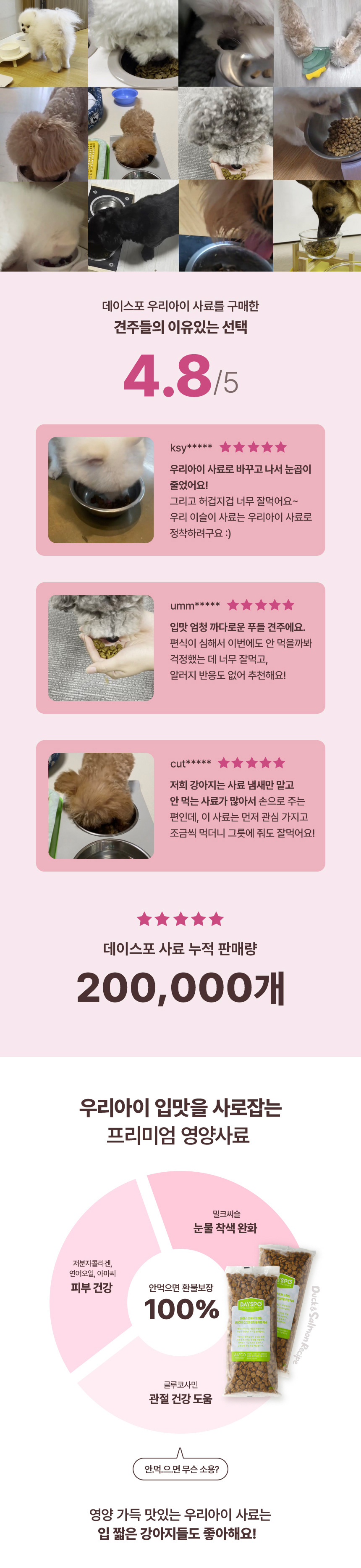 [NEW신상][무료배송] 데이스포 독 우리아이 말티즈 사료 1.8kg 1번째