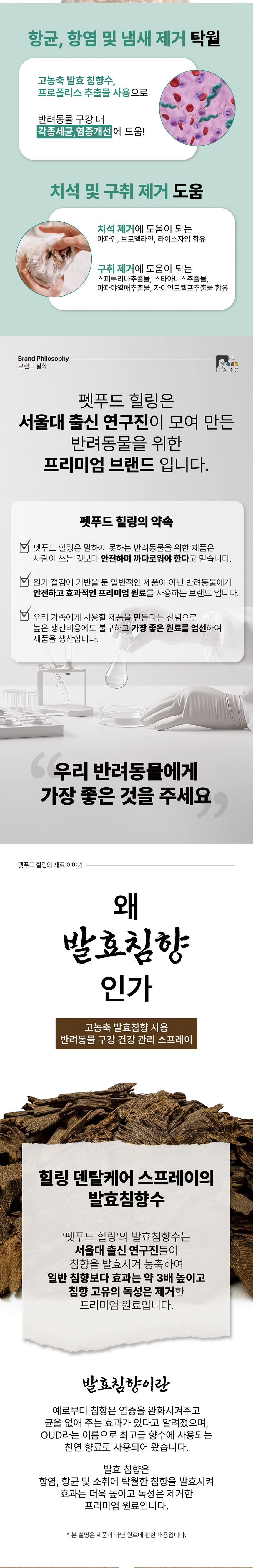 [NEW신상][무료배송] 힐링 독 덴탈케어 스프레이 100ml 2번째