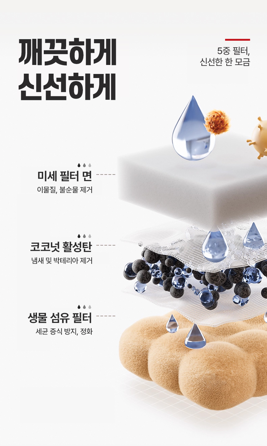 [NEW신상][무료배송] 펫마블 2L 라이트 자동급수기 LY01 9번째