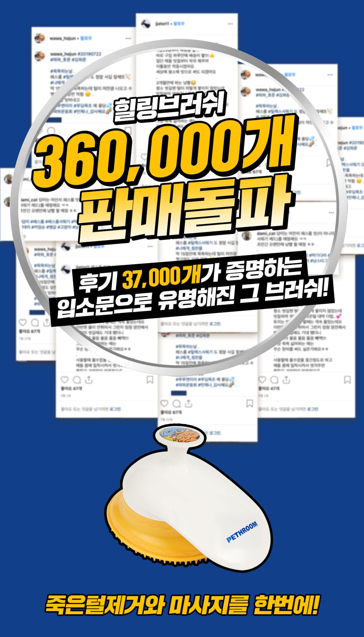 [무료배송] 페스룸 브러쉬 1번째