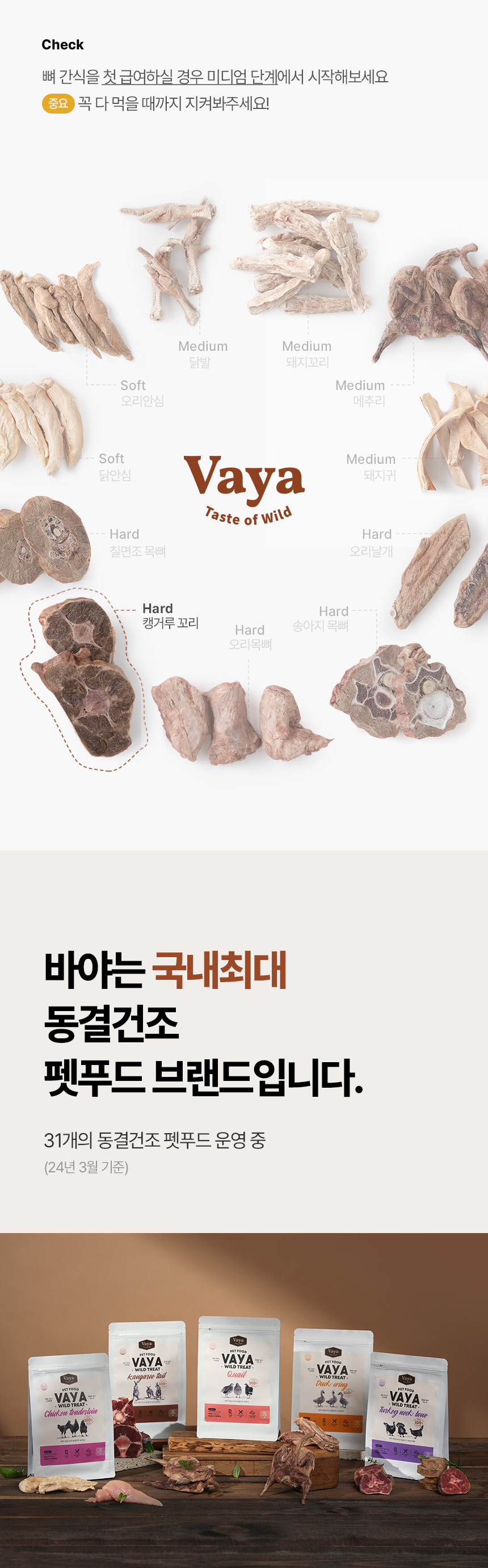 [NEW신상][무료배송] 바야 와일드트릿 동결건조 캥거루꼬리 140g 10번째