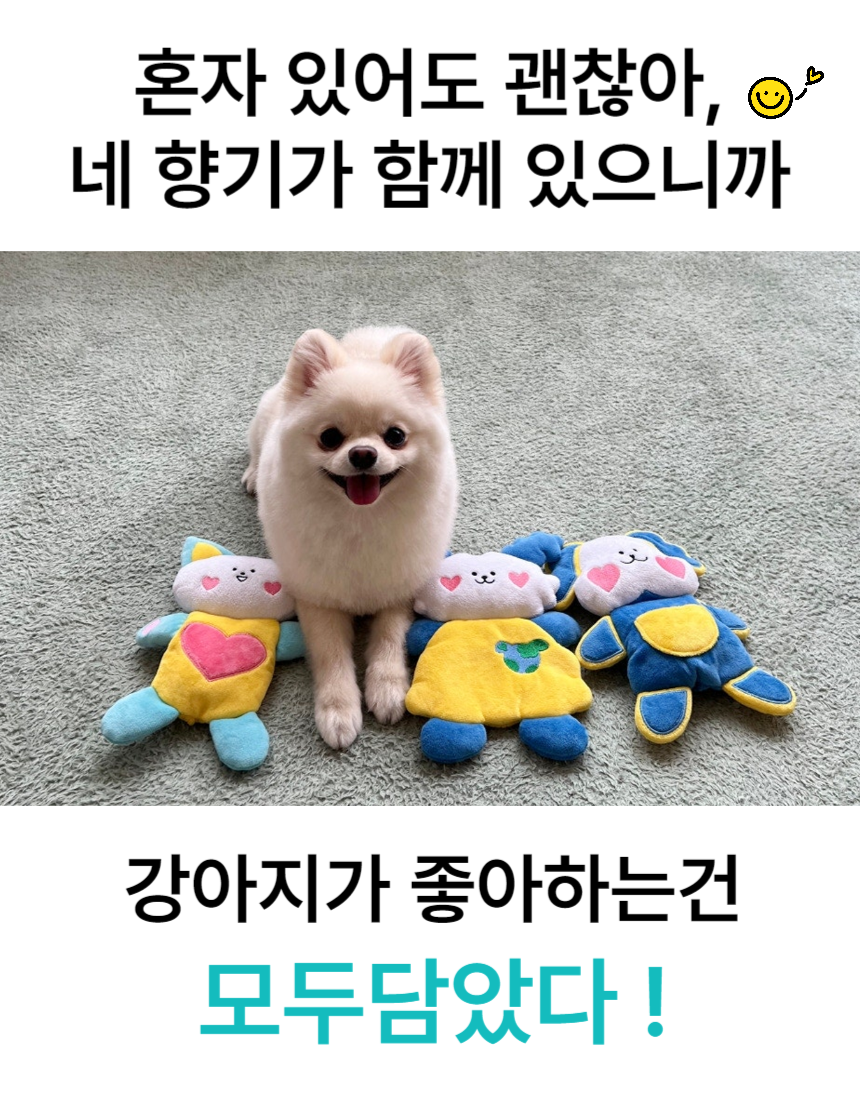 [NEW신상][무료배송] 포레그즈 보호자의 향기를 담는 애착인형 수호몽 3종 1번째