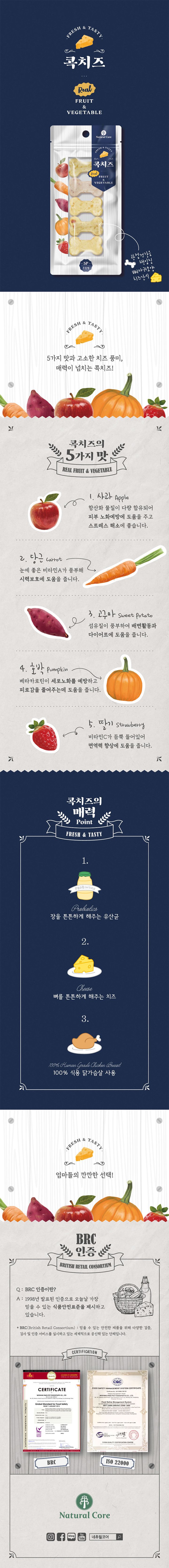 네츄럴코어 독 콕치즈 65g 1번째