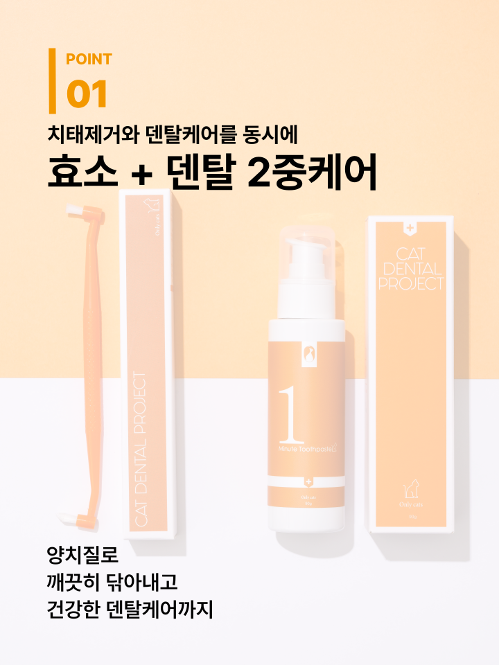 [NEW신상][무료배송] 캣디피 고양이 원미닛 치약 덴탈 효소 펌핑형 46번째