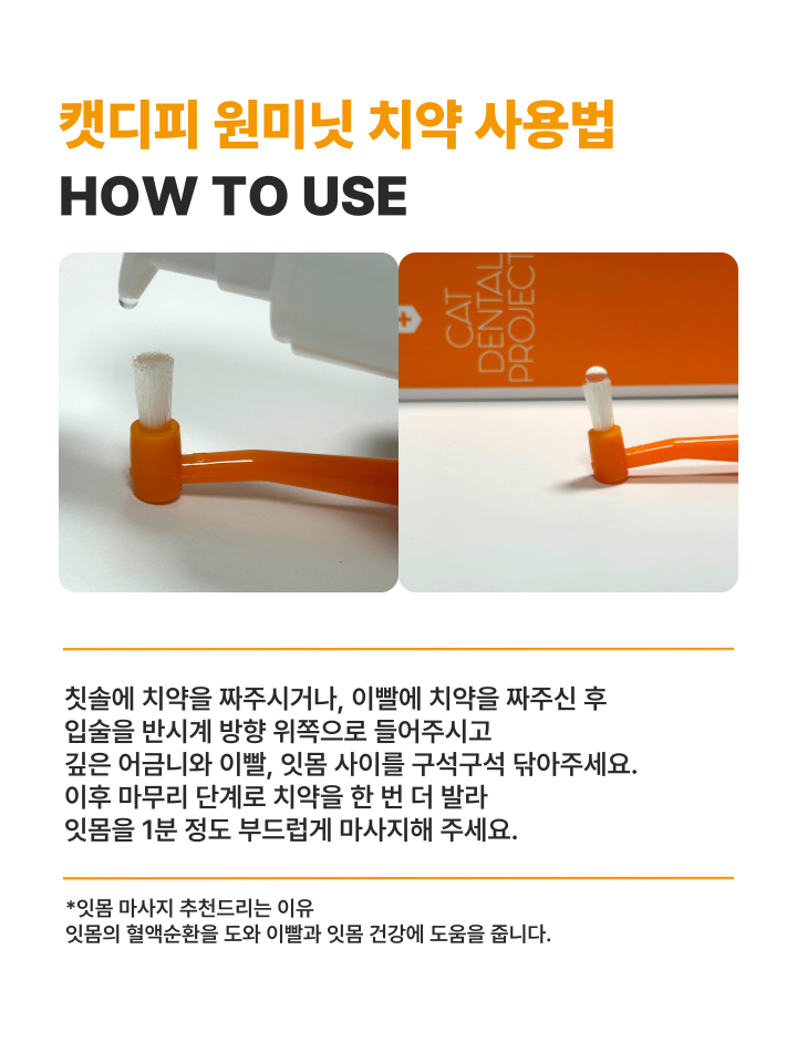 [NEW신상][무료배송] 캣디피 고양이 원미닛 치약 덴탈 효소 펌핑형 77번째