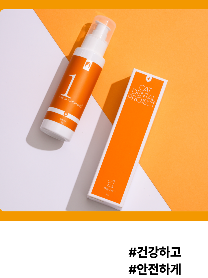 [NEW신상][무료배송] 캣디피 고양이 원미닛 치약 덴탈 효소 펌핑형 7번째