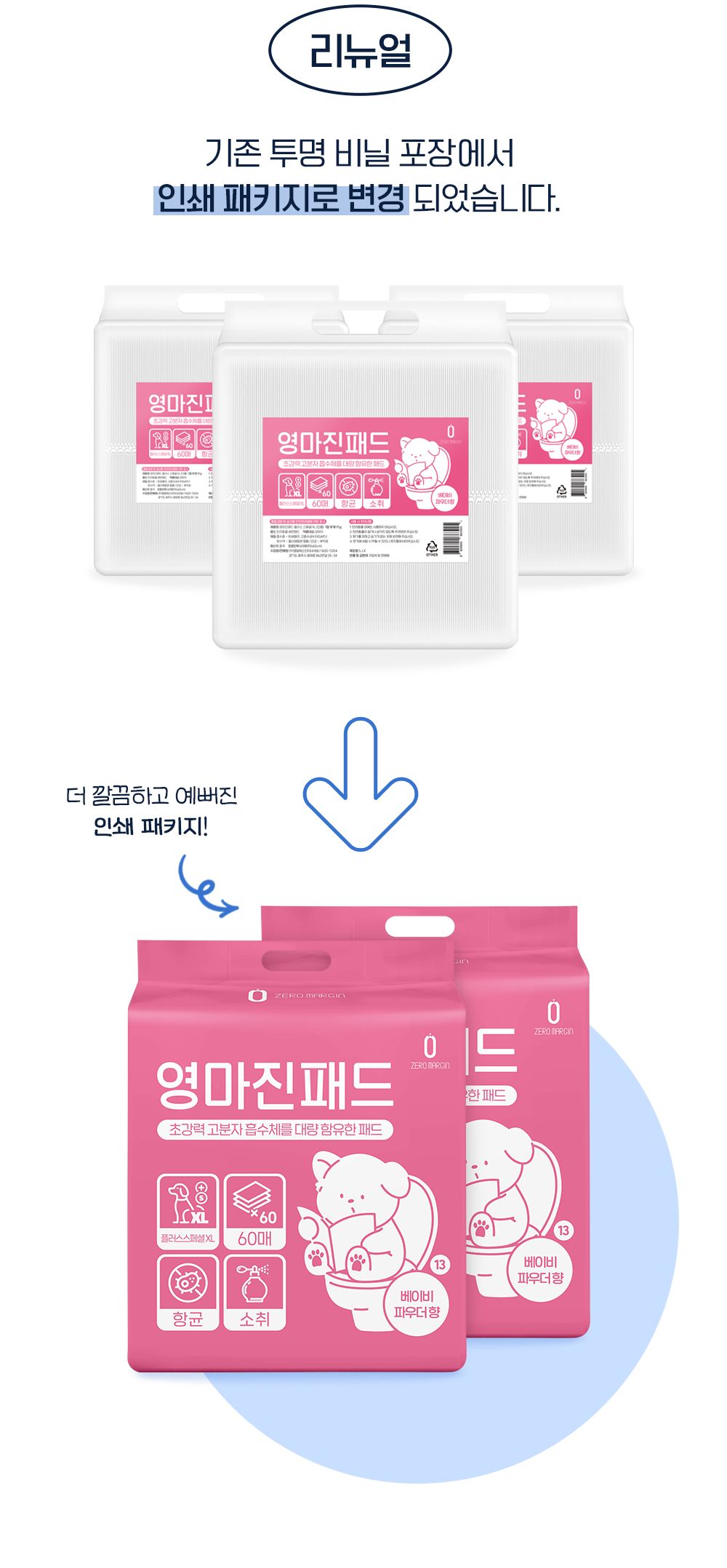 제로랩스 영마진 배변패드 스페셜 플러스 XL 60매 12번째
