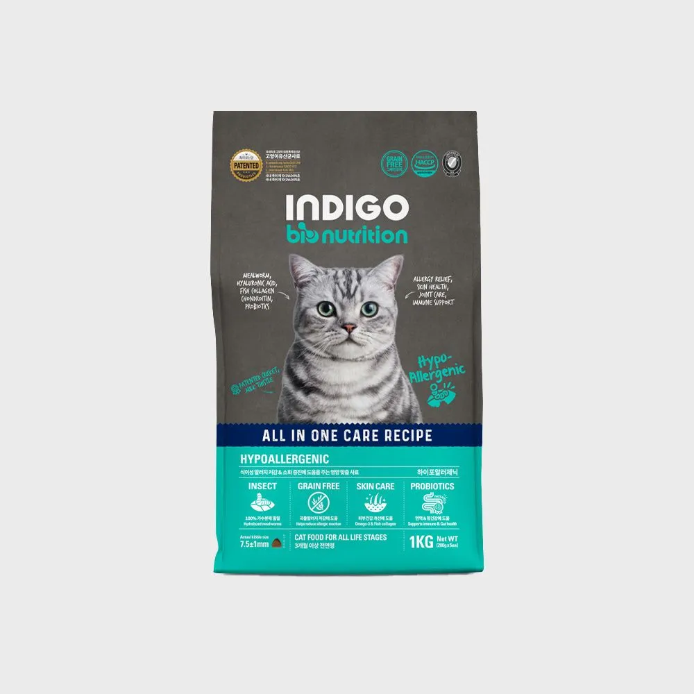 [NEW신상]인디고 캣 면역&하이포알러제닉 인섹트 1kg