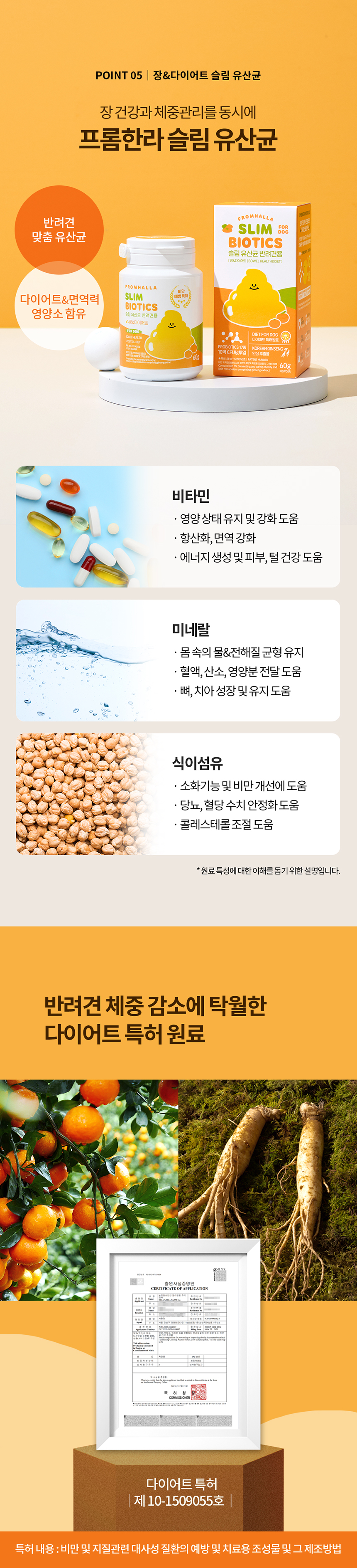 프롬한라 독 골드&슬림 유산균 60g 19번째