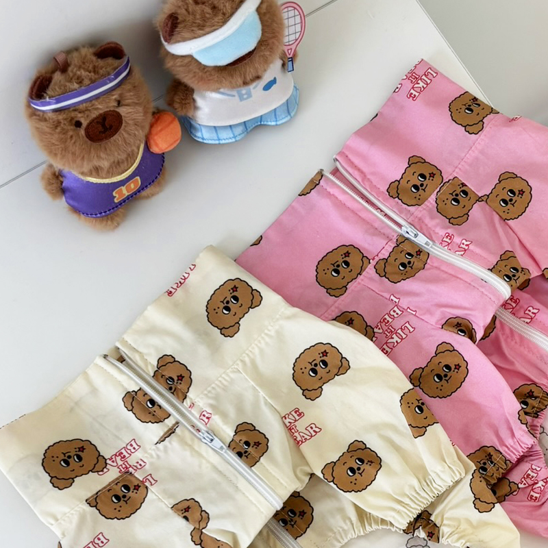 [NEW신상][무료배송] 해피댕댕 라이크베어바람막이 2종 (레몬,핑크) S-2XL 1번째