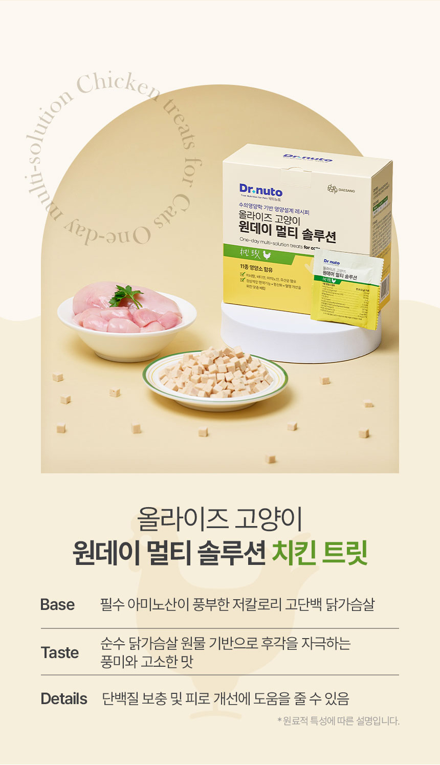 [NEW신상][무료배송] 닥터뉴토 캣 올라이즈 원데이 멀티 솔루션 트릿 북어 60g 9번째