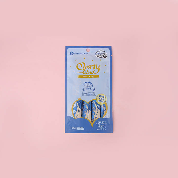 [꽉찬펫프]네츄럴코어 캣 메리츄 참치&오메가3 14g*4p 1번