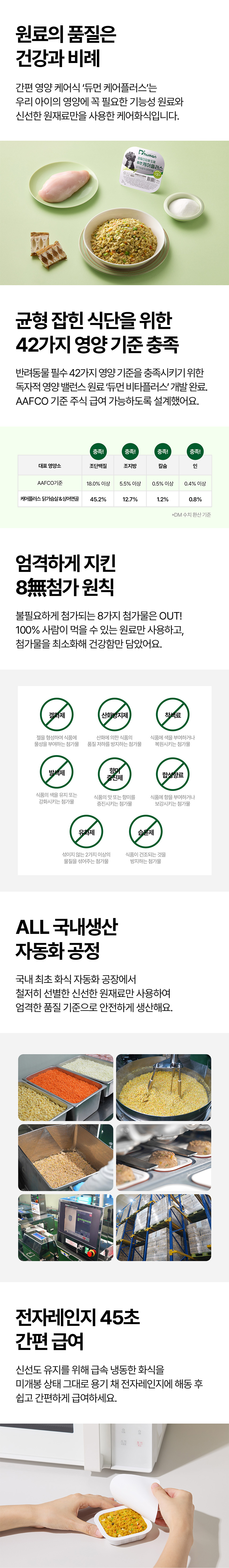 [무료배송][24개] 듀먼 독 케어플러스 화식 관절 건강 닭가슴살&상어연골 50g 4번째