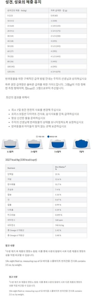[무료배송] [유통기한임박, 25년10월1일] 힐스 독 GI 바이옴 스몰바이트 1.5kg 1번째