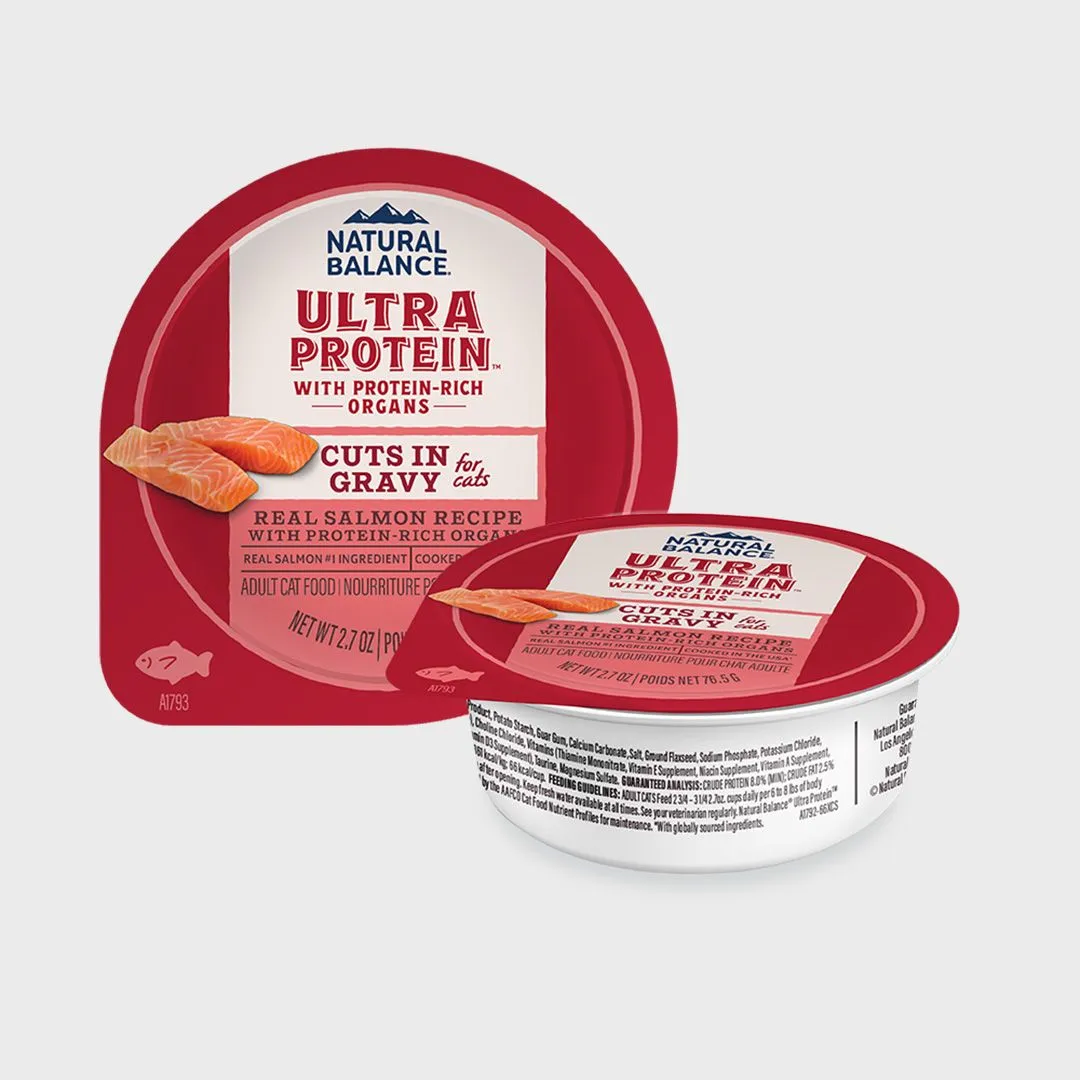 [NEW신상]내추럴발란스 캣 울트라 프로틴 리얼 살몬 그레이비 레시피 컵 76g
