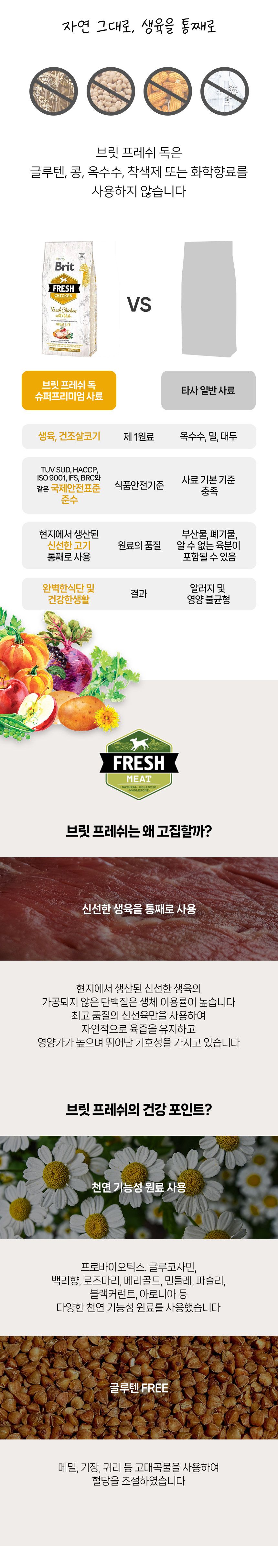 [NEW신상]브릿 독 프레쉬 치킨 그레이트라이프 12kg 4번째