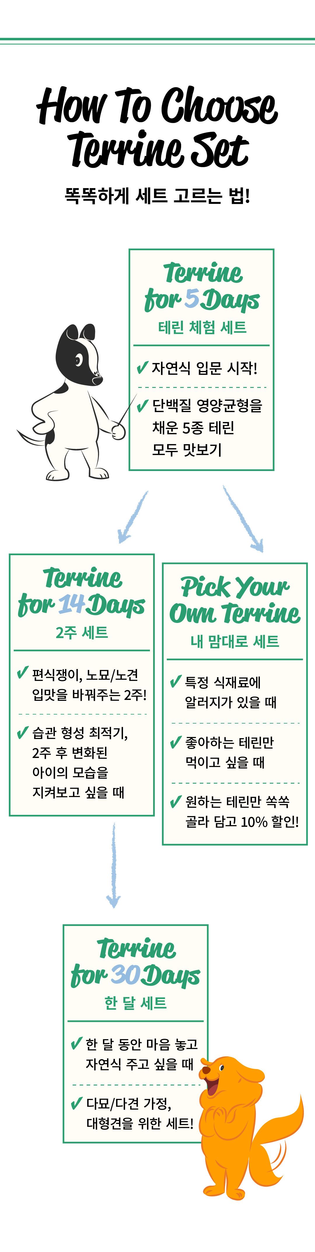 [무료배송] 스위피 자연식 테린 한 달 세트 4번째