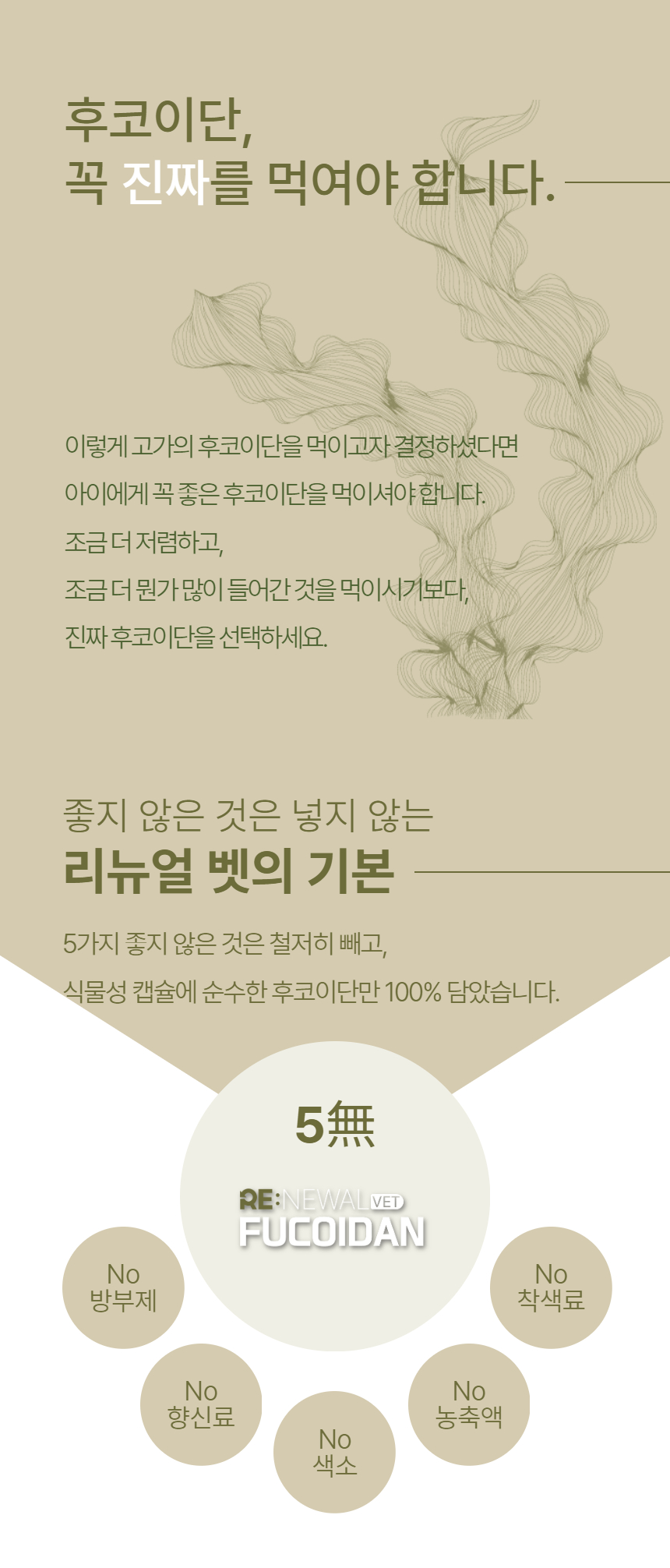 [무료배송] 리뉴얼벳 강아지 후코이단 30000 캡슐형 120개입 2번째