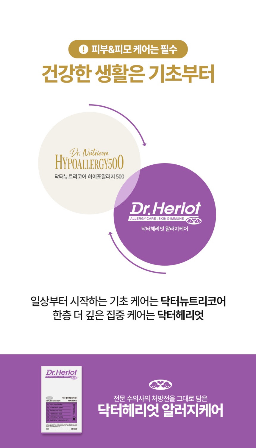 [무료배송] 닥터뉴트리코어 하이포알러지500*10ea 6번째