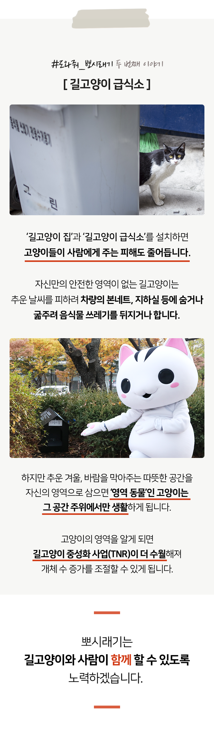 [무료배송] 뽀시래기 길고양이 급식소 3번째