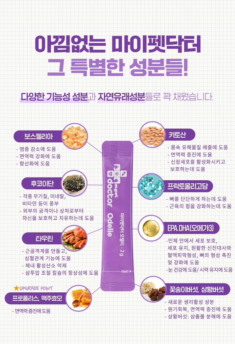 [무료배송] 마이펫닥터 독 오델리뮨 60g 3번째