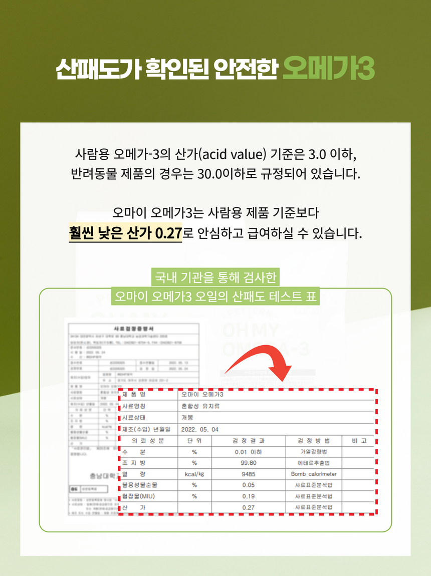 [창고대방출] 펫턴 오마이 오메가3 2ml*30본 10번째