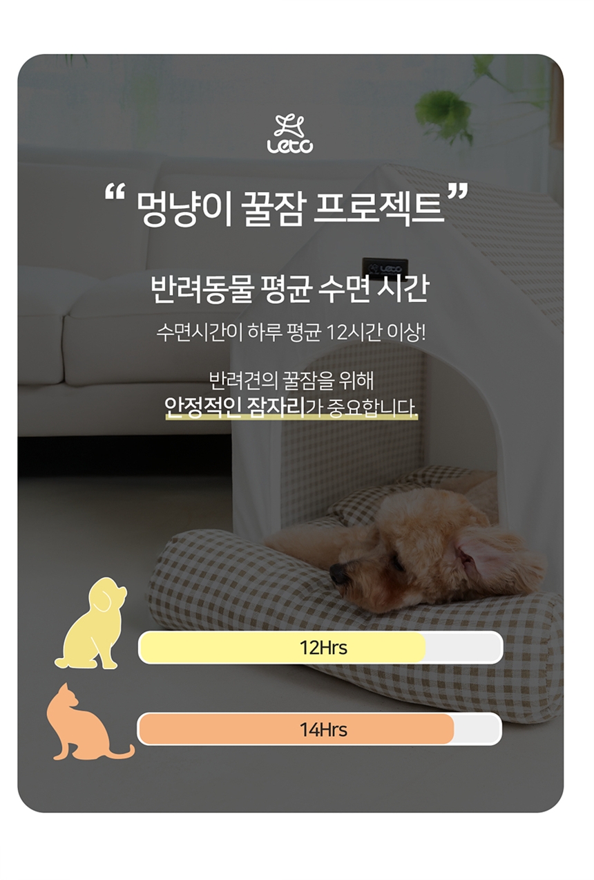 [NEW신상][무료배송] 레토 강아지 와플 하우스 LDL-H03 6번째