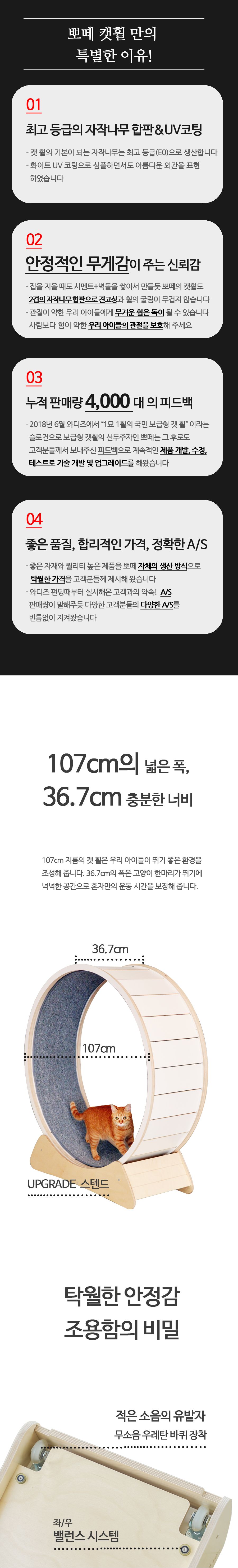[무료배송] 뽀떼 캣휠 3번째