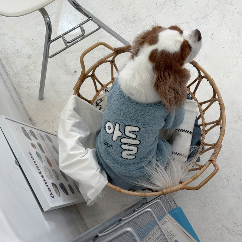 [무료배송] 해피댕댕 아들딸후리스 조끼&올인원 S-2XL 11번째