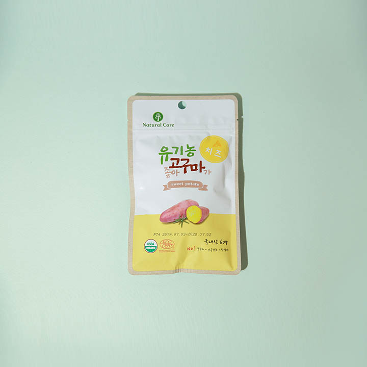 네츄럴코어 독 유기농 고구마가 좋아 치즈 60g 1번