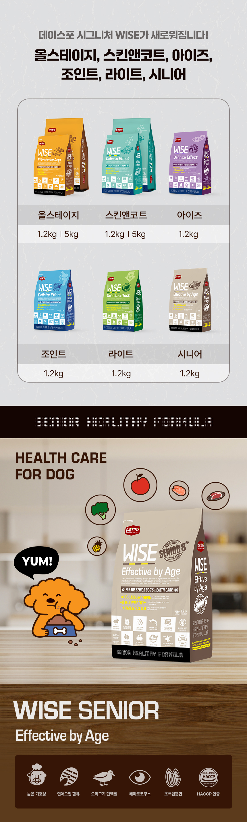 [NEW신상][무료배송] 데이스포 독 와이즈 시니어 1.2kg 6번째