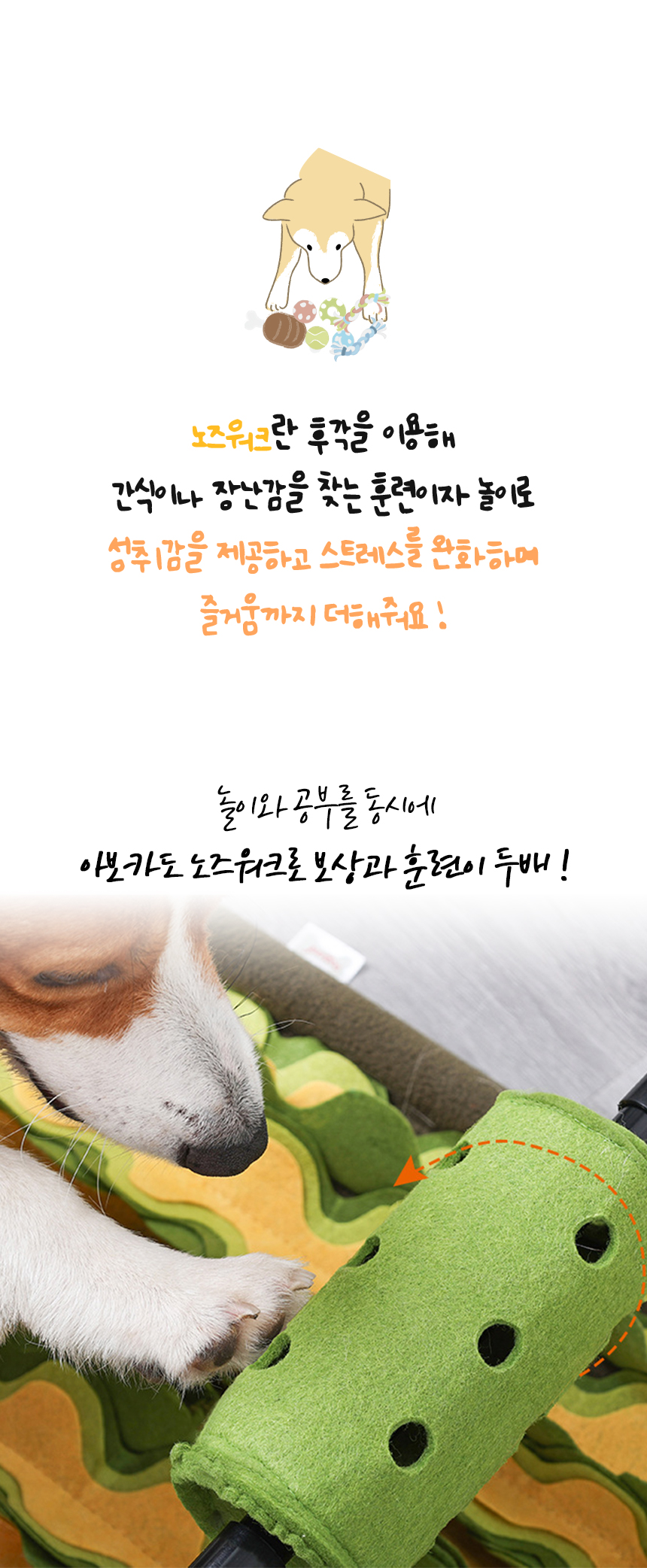 [NEW신상][무료배송] 개과천선 독 아보카도 노즈워크 장난감 2번째