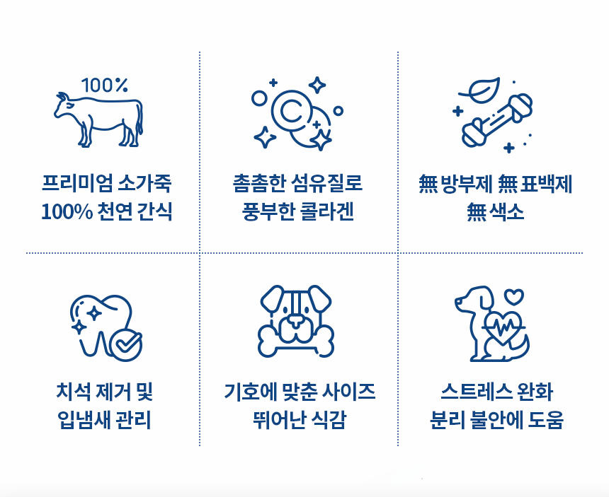 와직 독 네츄럴 로하이드 칩스 300g 5번째